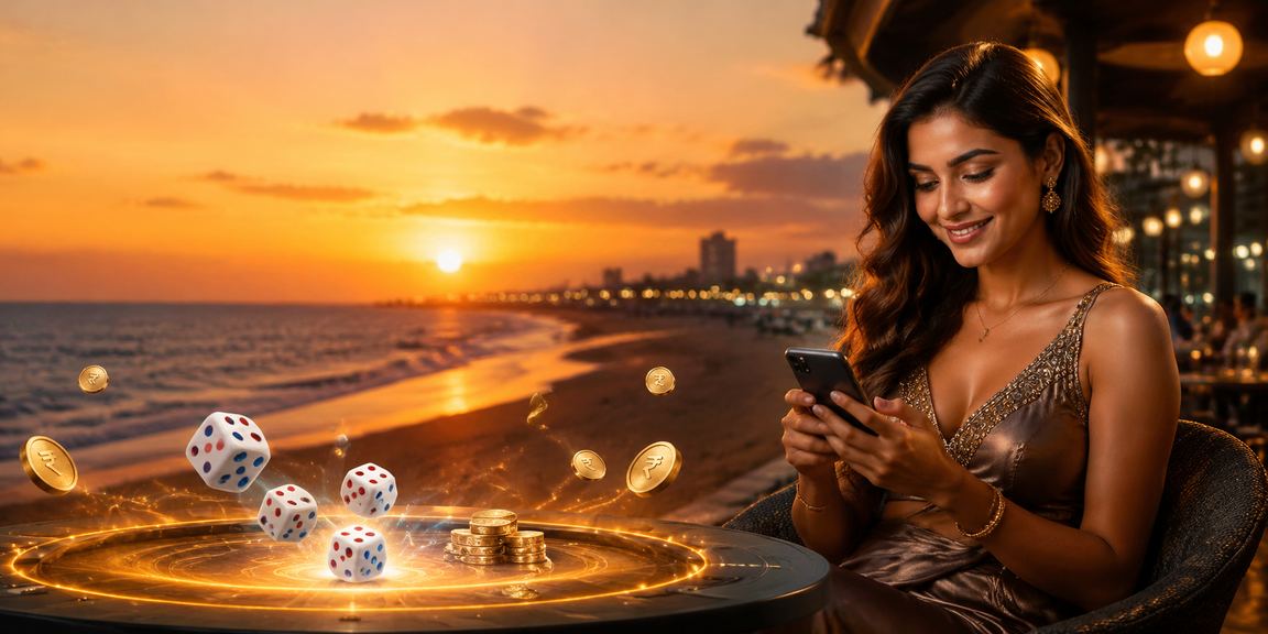 Live casino dealer interacting with players on mobile devices