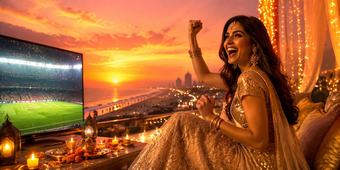 Mobile user enjoying live casino games on smartphone in India